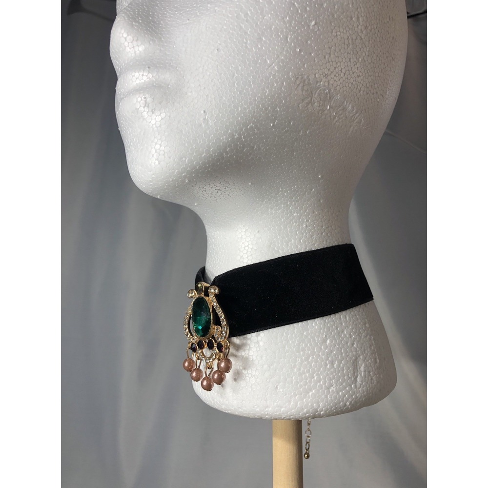 Vintage-style baroque choker necklace - Preowned - Picture 4 of 12